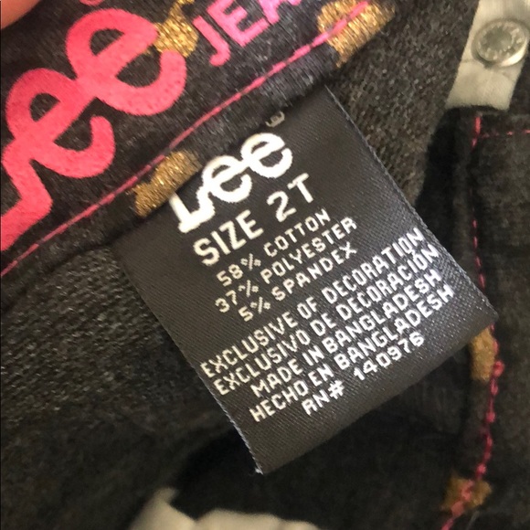 Lee Grey Gold Heart Pants - Picture 6 of 6